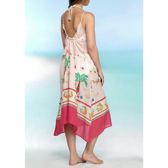 New! KATE SPADE Maxi Dress Swim Cover-Up Cotton - Picture 8 of 8